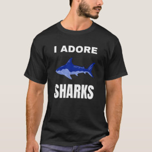 Ik ben dol op haaien t-shirt