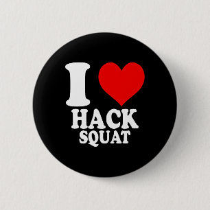 Ik ben dol op Hack Squat 1 Ronde Button 5,7 Cm