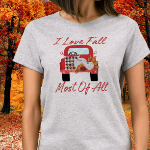 Ik ben dol op Herfst, vooral klassieke truckshirts T-shirt