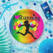 IK BEN DOL OP HET RUNNEN VAN PAPIEREN BORDEN BORDJE (Feest)