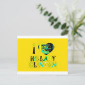 Ik ben dol op Hillary USA Art Print Briefkaart (Staand voorkant)