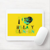 Ik ben dol op Hillary USA Art Print Muismat (Met muis)
