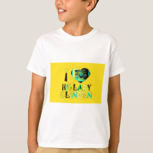 Ik ben dol op Hillary USA Art Print T-shirt