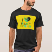 Ik ben dol op Hillary USA Art Print T-shirt (Voorkant)