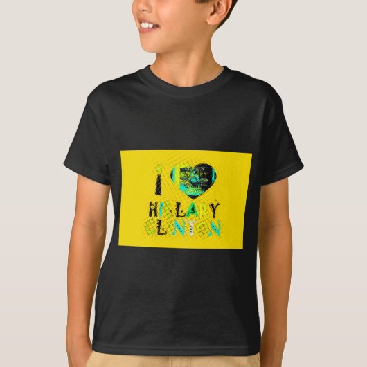 Ik ben dol op Hillary USA Art Print T-shirt (Voorkant)
