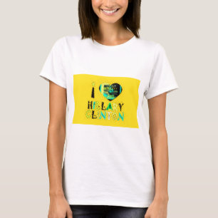 Ik ben dol op Hillary USA Art Print T-shirt