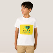 Ik ben dol op Hillary USA Art Print T-shirt (Voorkant volledig)