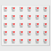 Ik ben dol op Hole in One's Cadeaupapier (Vlak)