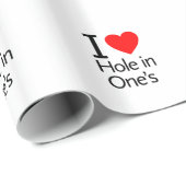 Ik ben dol op Hole in One's Cadeaupapier (Rol Hoek)