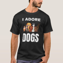 Ik ben dol op honden t-shirt