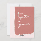 Ik ben dol op jullie zijn met Tulip Romantic Valen Feestdagenkaart (Achterkant)