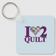 Ik ben dol op kwilt - Key Ring