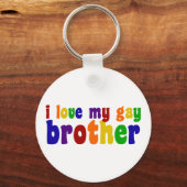 Ik ben dol op mijn homebroeder sleutelhanger (Voorkant)