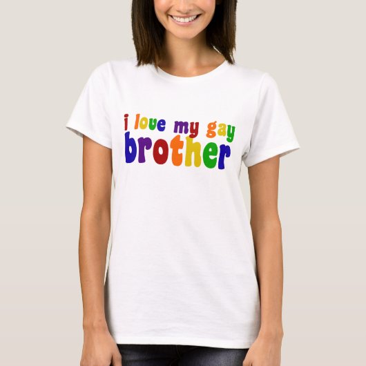 Ik ben dol op mijn homebroeder t-shirt (Voorkant)