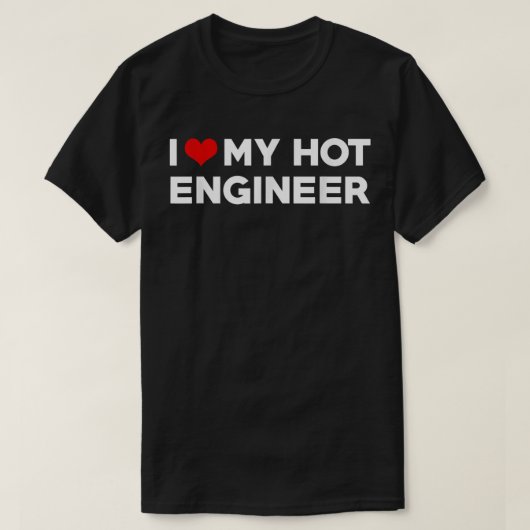 Ik ben dol op mijn hot engineer boyvriend Couple M T-shirt (Design voorkant)