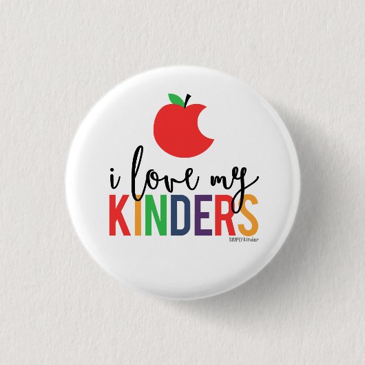 Ik ben dol op mijn lui - Apple Small Button (Voorkant)
