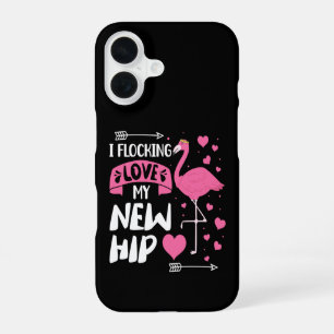 Ik ben dol op mijn nieuwe heup nieuwe heupvervangi iPhone 16 hoesje