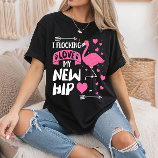 Ik ben dol op mijn nieuwe heup nieuwe heupvervangi t-shirt