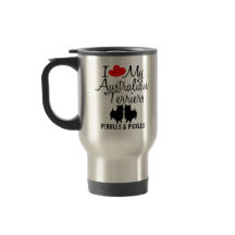 Ik ben dol op mijn twee Australische terriërs