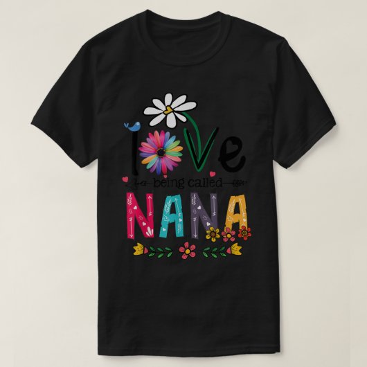 Ik ben dol op Nana Sunflower Ma Moederdag T-shirt (Design voorkant)