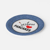 IK BEN DOL OP PANNENKOEKEN PAPIEREN BORDJE (Gekanteld)