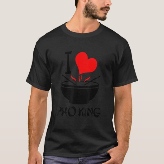 Ik ben dol op Pho King, Funny Pho Soup 1 T-shirt (Voorkant)