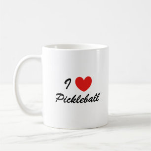 Ik ben dol op Pickleball Sports Typography Coffee  Koffiemok
