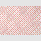 Ik ben dol op pickleball sporttypografie Oranje pl Tissuepapier (Voorkant)