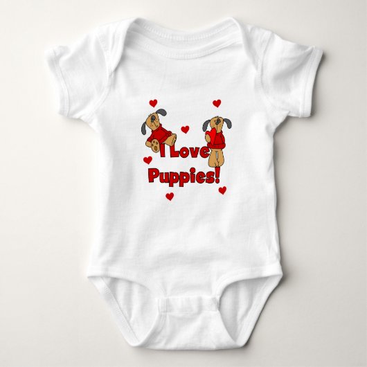 Ik ben dol op Puppies Tshirts en cadeaus (Voorkant)