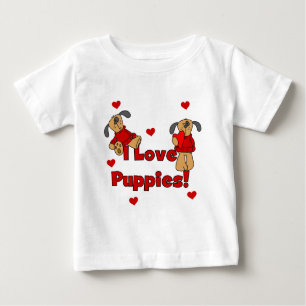 Ik ben dol op Puppies Tshirts en cadeaus