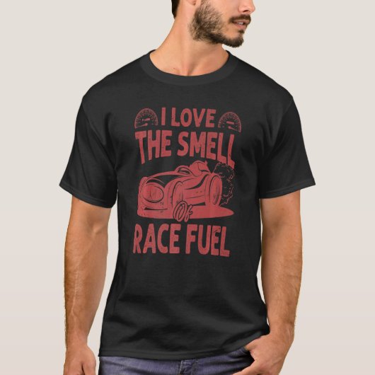 Ik ben dol op raceraces met raceraces met racestra t-shirt (Voorkant)