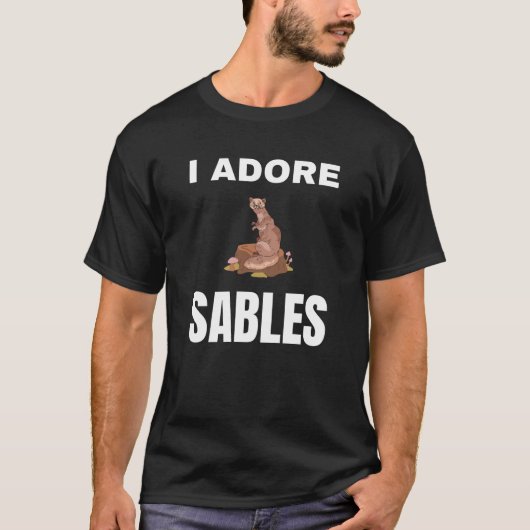 Ik ben dol op Sables T-shirt (Voorkant)