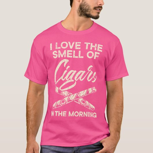 Ik ben dol op sigarettenrook. t-shirt (Voorkant)