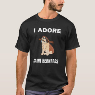 Ik ben dol op Sint Bernards T-shirt