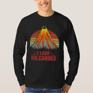 Ik ben dol op vulkanen Geologie Geoloog Verzamelaa T-shirt