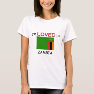 Ik ben dol op ZAMBIA T-shirt