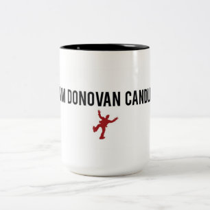 Ik ben Donovan Candle - Coffee-Mok Tweekleurige Koffiemok