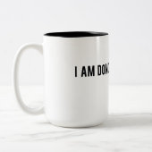 Ik ben Donovan Candle - Coffee-Mok Tweekleurige Koffiemok (Links)