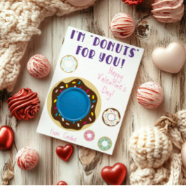 Ik ben 'Donuts' voor jou. Het cadeau van Doh Valen Informatiekaartje