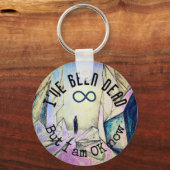 Ik ben dood, maar ik ben nu Reincarnatie Ghost Sleutelhanger (Voorkant)