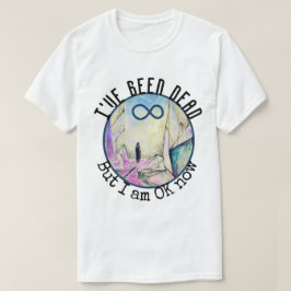 Ik ben dood, maar ik ben nu Reincarnatie Ghost T-shirt