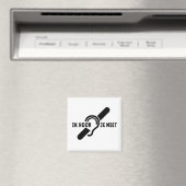 Ik ben doof. Doven, slechthorend. Lip lezen Magneet (Insitu (Vaatwasser))