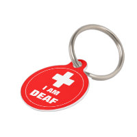 "Ik ben doof" - Speciale behoeften - dove-ID-tag