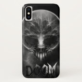 Ik Ben Doom Fractal Schedel Case-Mate iPhone Case (Achterkant)