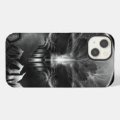 Ik Ben Doom Fractal Schedel iPhone Hoesje (Achterkant horizontaal)