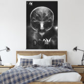 Ik ben Doom Fractal Skull Canvas Afdruk (Insitu (Slaapkamer))