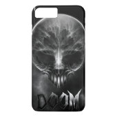 Ik ben Doom Fractal Skull Case-Mate iPhone Case (Achterkant)