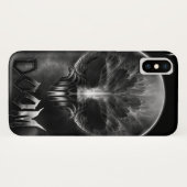 Ik ben Doom Fractal Skull Case-Mate iPhone Case (Achterkant (horizontaal))