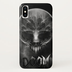 Ik ben Doom Fractal Skull iPhone X Hoesje