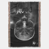 Ik ben Doom Fractal Skull Deken (Voorkant Verticaal)